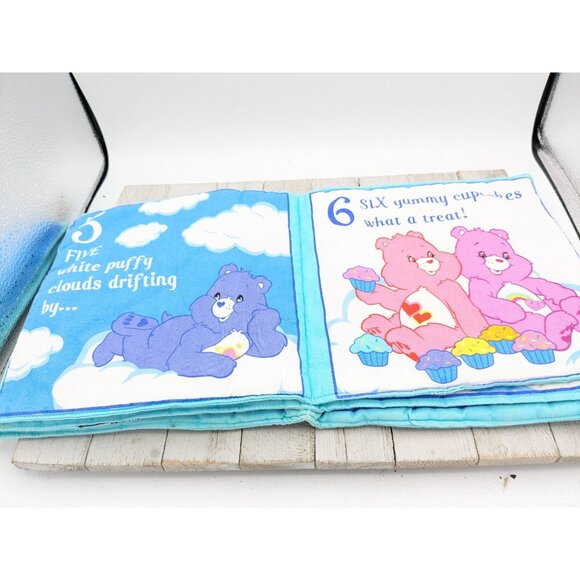 Vintage Cranston VIP Care Bears Counting Soft Book Complete - Picture 4 of 7